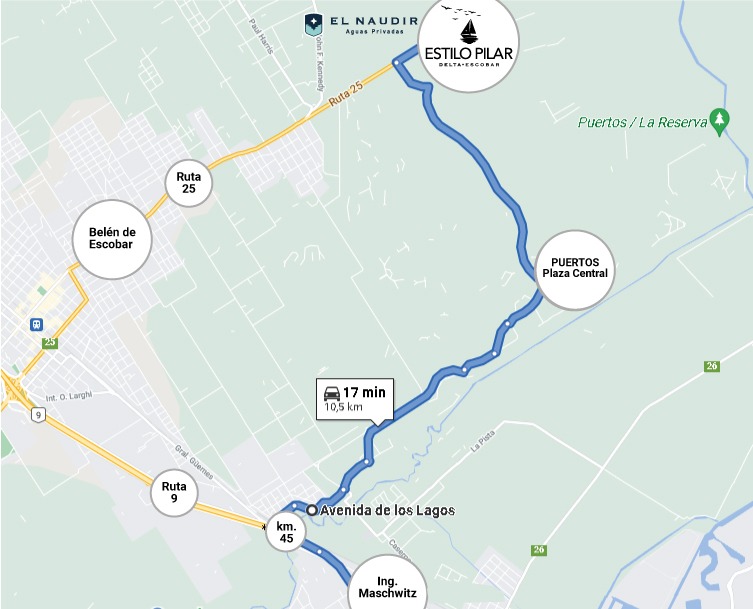 Mapa como llegar